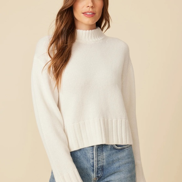 Free People Sweaters - Free People Cream Turtleneck Sweater